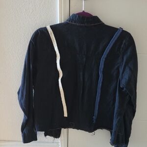 Designer Black Button Down Shirt